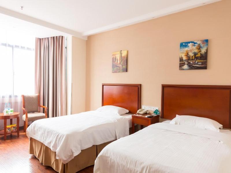 Greentree Inn Jiangsu Suzhou Kunshan High Speed Rail Station Hengshan Road Express Hotel Zewnętrze zdjęcie