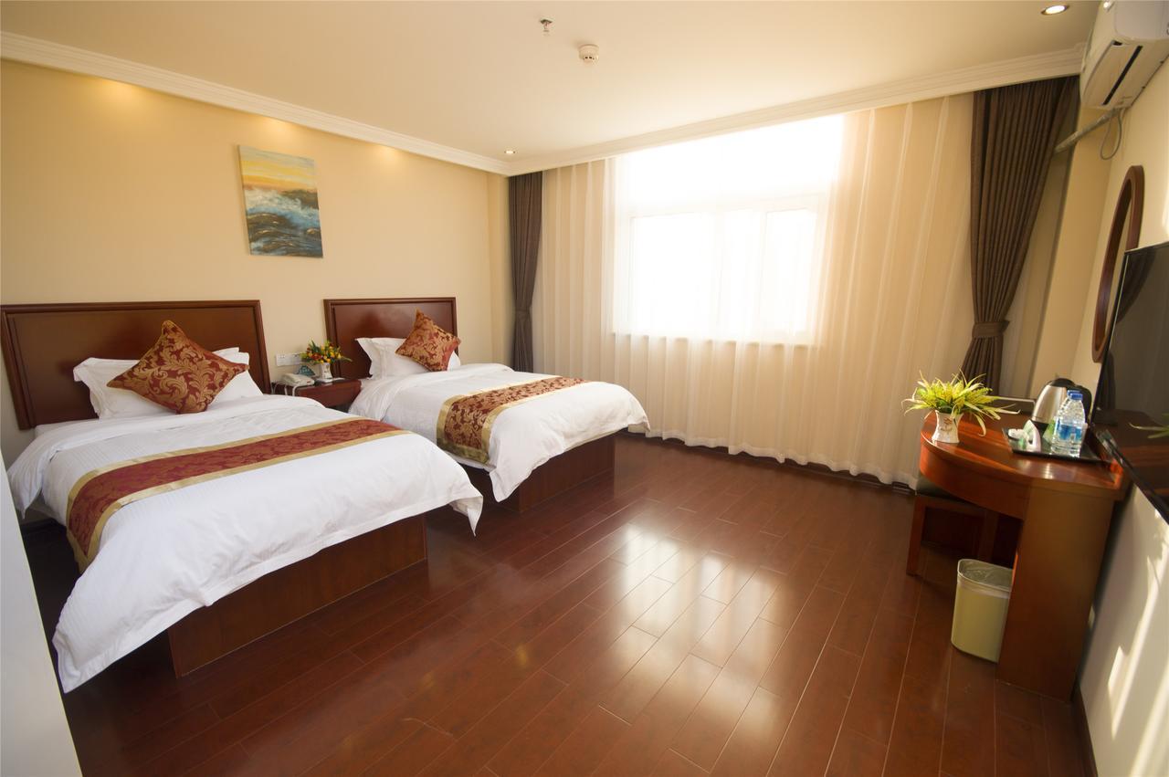 Greentree Inn Jiangsu Suzhou Kunshan High Speed Rail Station Hengshan Road Express Hotel Zewnętrze zdjęcie